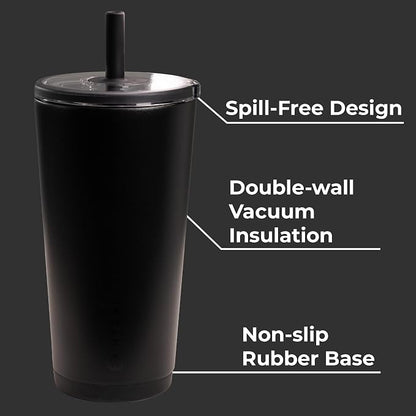 HydroJug Everyday Tumbler 20 oz, Ceramic-Lined Straw Cup - Image 3