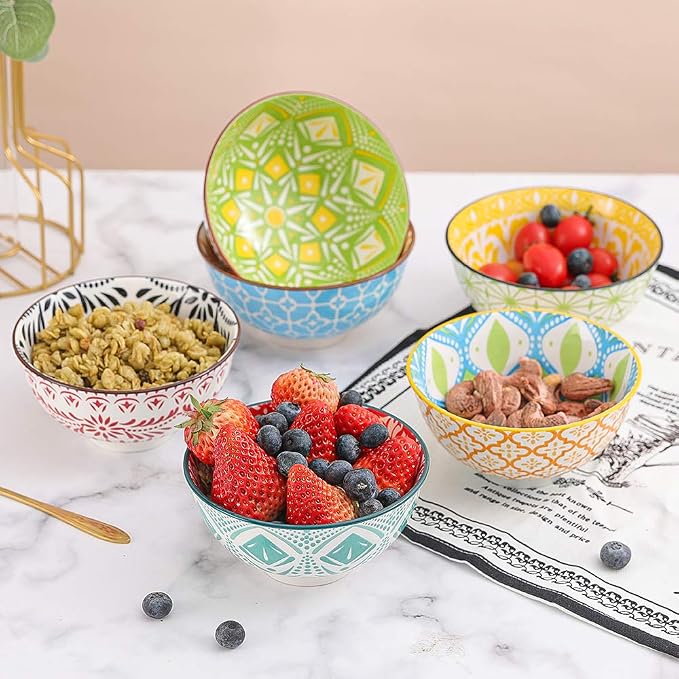 AHX Porcelain Dessert Bowls Cereal bowl - Image 4