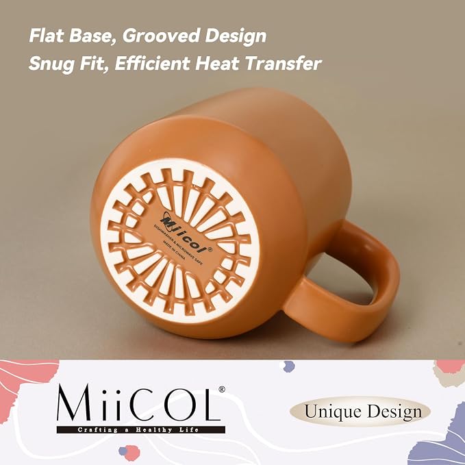 Miicol Ceramic Coffee Mug, 16 oz Large Coffee Cup, Tea Mug - Image 5