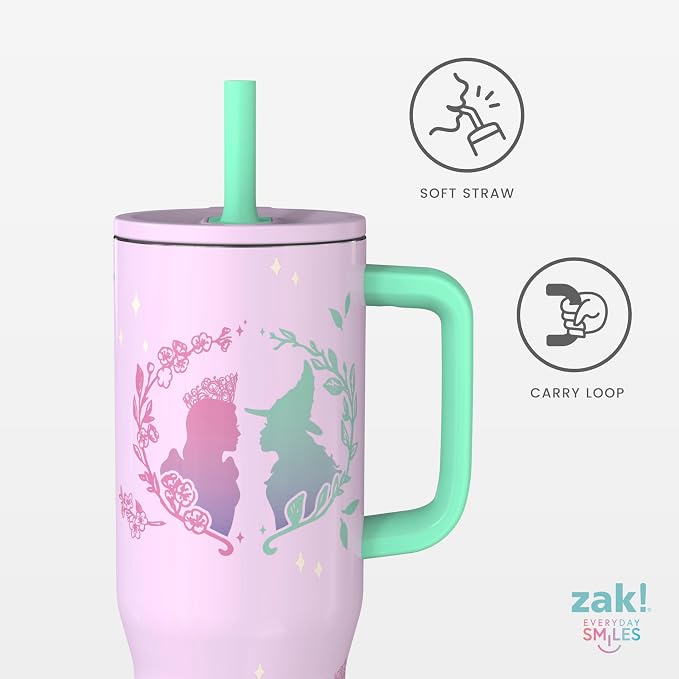 Zak Designs Wicked 30oz Spill-Proof Insulated Stainless Steel Tumbler | BPA Free - Image 3