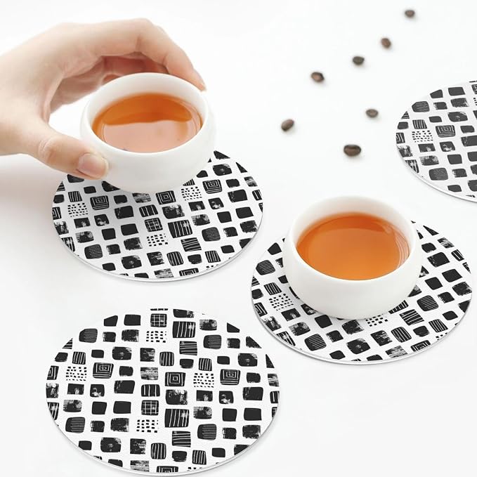 Minimal Abstract Shapes Print Coasters - Image 8