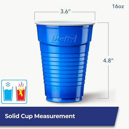 Hefty Party On Disposable Party Cups, Patriotic Color Pack, 76ct | American - Image 6