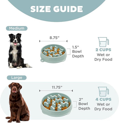 Outward Hound Medium Slow Feeder Bowl, Puzzle Maze - Image 5