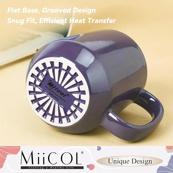 Miicol Ceramic Coffee Mug, 16 oz Large Coffee Cup, Tea Mug - Image 5