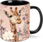 Giraffe Coffee Mug 11 Ounce Mugs Ceramic Tea Cup Drinking Water Cups | Novelty by FyLybois