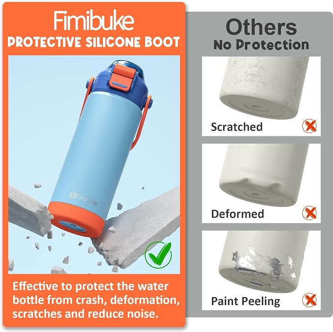 Fimibuke 18oz Kids Insulated Water Bottle - Image 7
