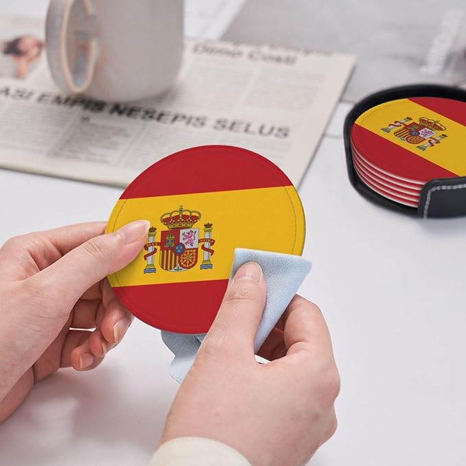 Spanish Flag Coasters for Drinks - Image 5