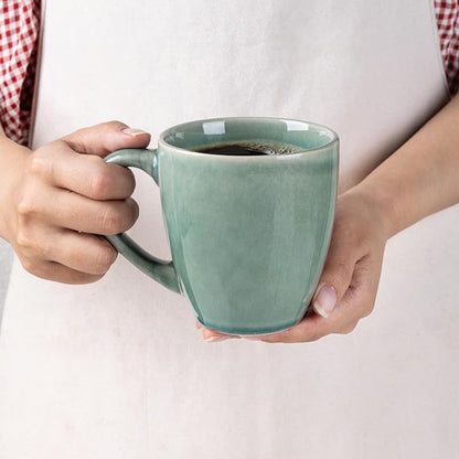 GBhome Ceramic Coffee Mugs Set of 6, 12oz Stoneware Coffee Mugs Set - Image 4