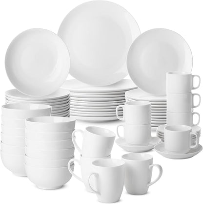 BTaT- White Dinner Plates, 10.5 inch, Restaurant Dishes - Image 9