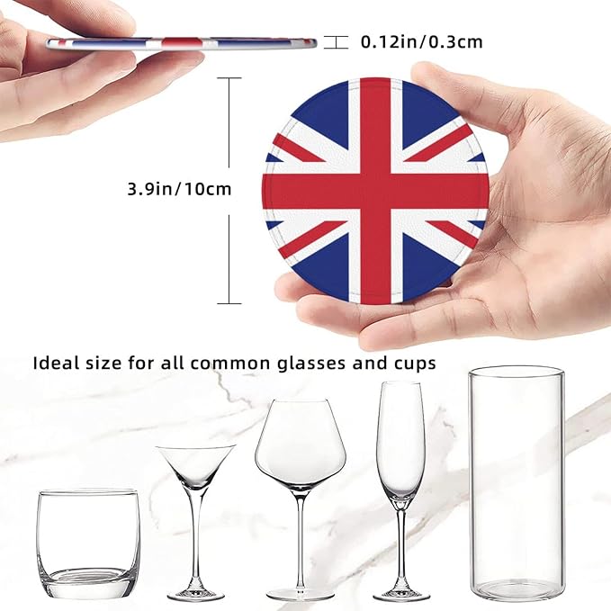 Union Jack Flag UK Flag Coasters - Image 3