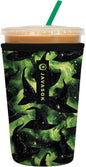 Sok It JavaSok Iced Coffee & Cold Soda Insulated Neoprene Cup Sleeve (Born to Fly, Medium: 22-28oz)