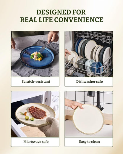famiware Star 10/8 inches Salad Plates Set - Image 8