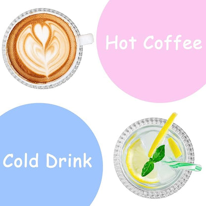 Yesland 8 Pack Crystal Coasters Tea Bag Coaster - Image 6