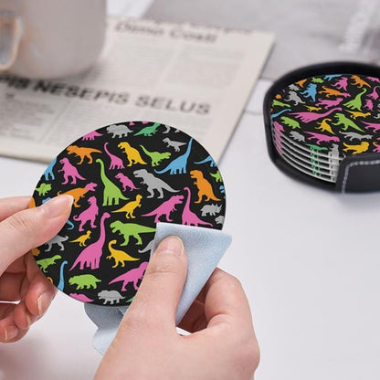 6 Pcs Leather Coasters for Drinks - Image 6