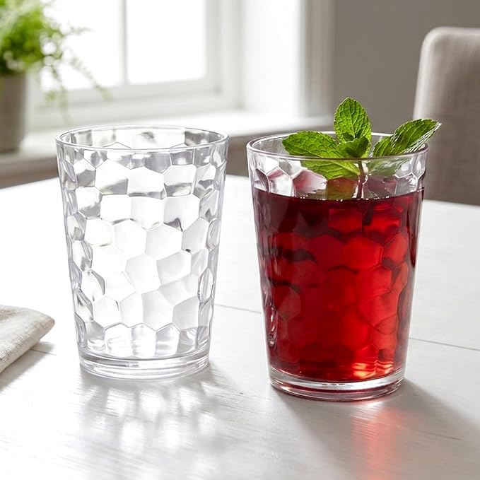 Amazing Abby - Iceberg - 10-Ounce Plastic Tumblers, Plastic Drinking Glasses - Image 3