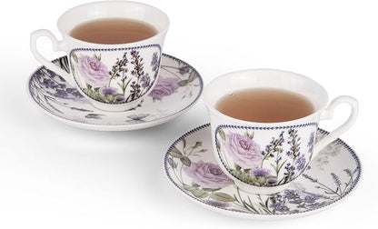 STP GOODS Bone China Tea/Coffee Cup and Saucer in Gift Box Fine Bone China - Image 4