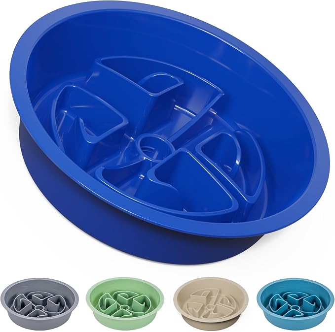 AVERYDAY Slow Feeder Dog Bowls for Large Breeds Fits Raised Feeding Station by YourAveryDay