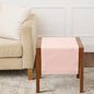 Solino Home Cotton Linen Table Runner Pink, Hemstitch Collection 14 x 36 in | by SolinoHome