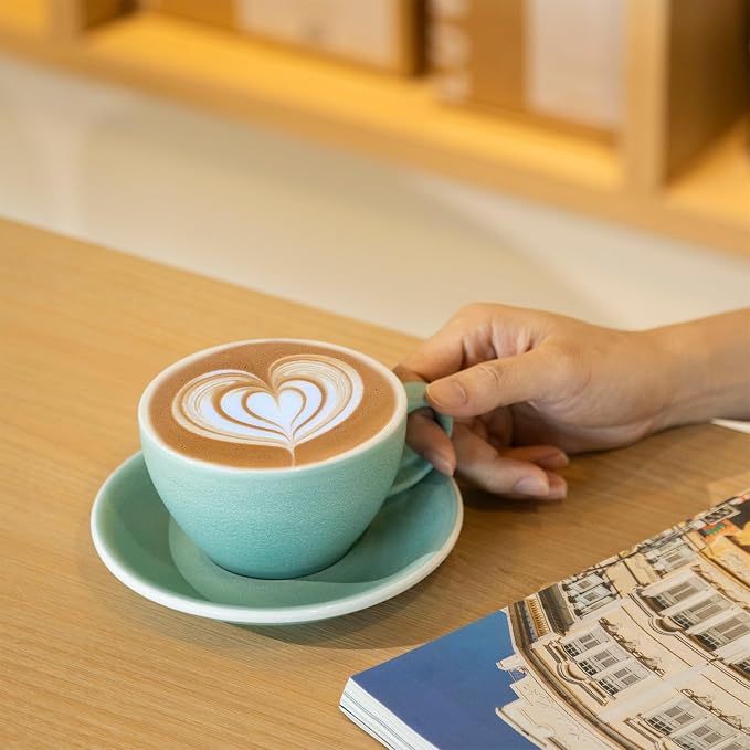 Loveramics Matt Cappuccino Cup, 10 oz Ceramic Latte Art Mug - Image 8