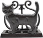 Exquisite Vintage Cast Iron Napkin Holder With Playful Standing Animal Motif - Cat Napkin Holders are suitable for kitchens, restaurants, and parties