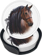 6 Pcs Horse Leather Coasters for Drinks by NiuKom
