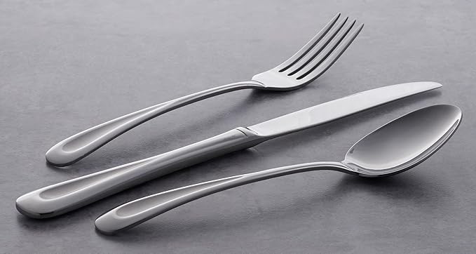 Oneida Silverware Set, Satin Sand Dune Everyday Dinner Forks Flatware Set - Image 5