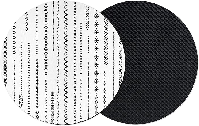 Modern Abstract Coasters Set of 2 Absorbent Coasters by Unknown