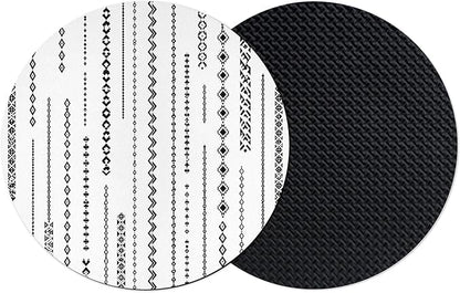Modern Abstract Coasters Set of 2 Absorbent Coasters by Unknown