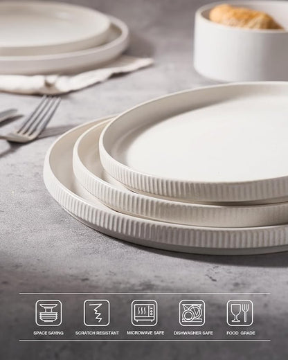 famiware Star 10/8 inches Dinner Plates Set - Image 4