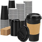 Lamosi 100 Pack 16 oz Disposable Coffee Cups by BuyNow