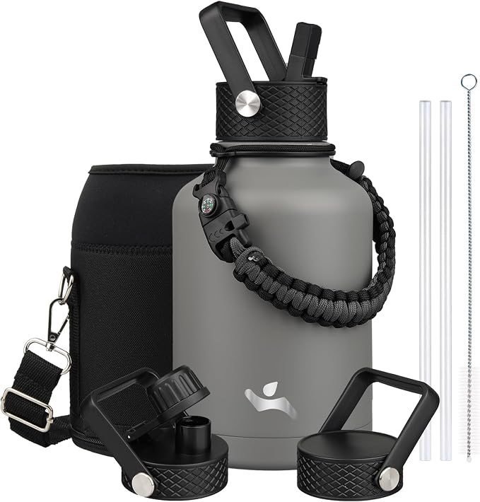 Konokyo 50 oz Insulated Stainless Steel Water Bottle Jug by Konokyo