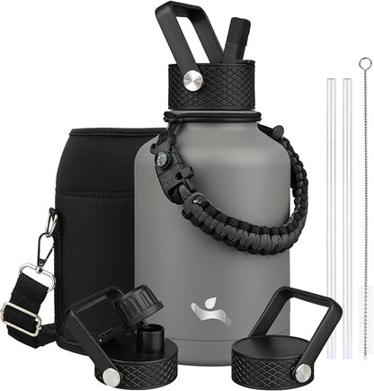 Konokyo 50 oz Insulated Stainless Steel Water Bottle Jug by Konokyo