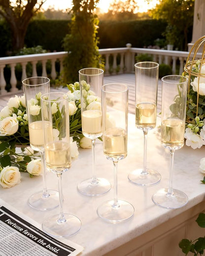 Ciaell 36 Pack Plastic Champagne Flutes - Image 9
