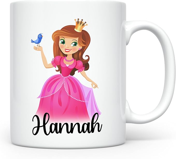 Personalized Mug for Kids, Girls | Customized Hot Chocolate, Coffee & Tea Cup | by Homebee