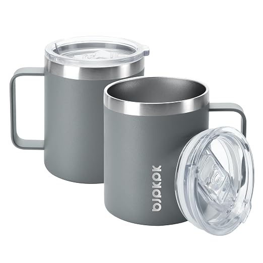 BJPKPK 2PCS Insulated Coffee Mug by BJPKPK