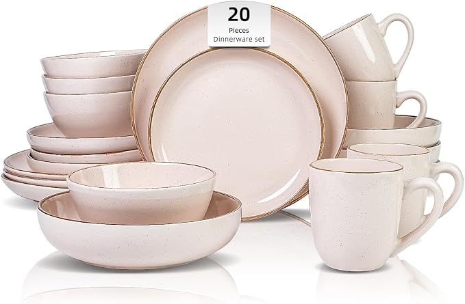 HomeVSS 20-Piece Dinnerware Set by HomeVSS