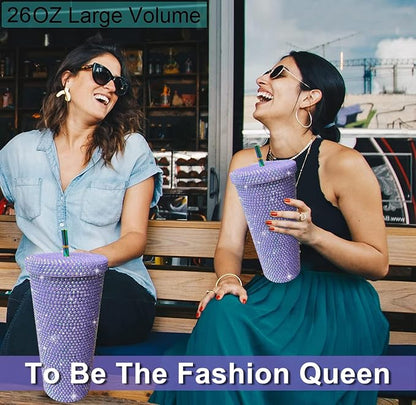 26oz Bling Rhinestone Tumbler - Image 4