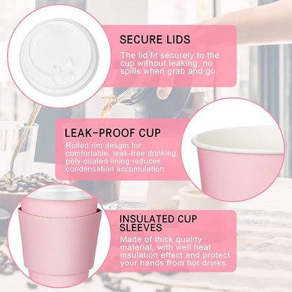 Patelai 48 Pcs 12 oz Disposable Coffee Cups - Image 3
