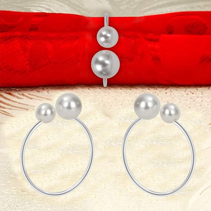 KPOSIYA Pearl Napkin Rings - Image 6