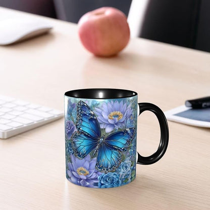 Yrebyou Butterfly Coffee Mug 11oz Ceramic Cup - Image 7