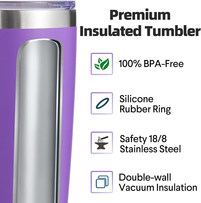 Volhoply 20oz Stainless Steel Tumbler - Image 3