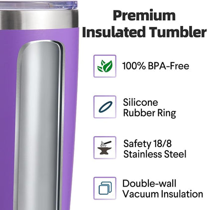 Volhoply 20oz Stainless Steel Tumbler - Image 3