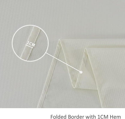 maxmill Square Tablecloth Water Resistance Antiwrinkle Spill Proof Weaved Texture Table Cloth, Decorative Fabric Table Cover for Banquet Parties Event Holiday Dinner, 70 x 70 Inch, Ivory