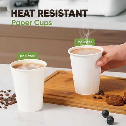 14 oz Paper Cups – 100 Disposable Coffee Cups - Image 5