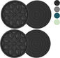 HFHOME Coasters for Drinks 4 Pcs Silicone Coasters Set, Drink Coaster for by HFHOME