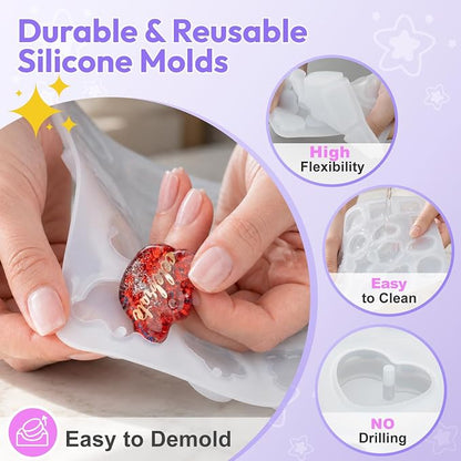 HeyClear Keychain Resin Molds - Image 6