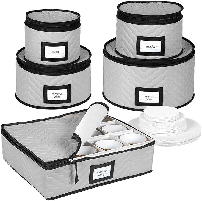China Storage Containers 5-Piece Set Moving Boxes, Quilted Microfiber | - Image 7