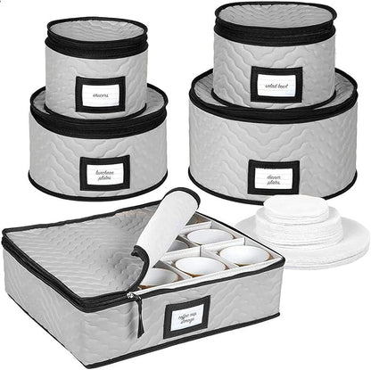 China Storage Containers 5-Piece Set Moving Boxes, Quilted Microfiber | - Image 7