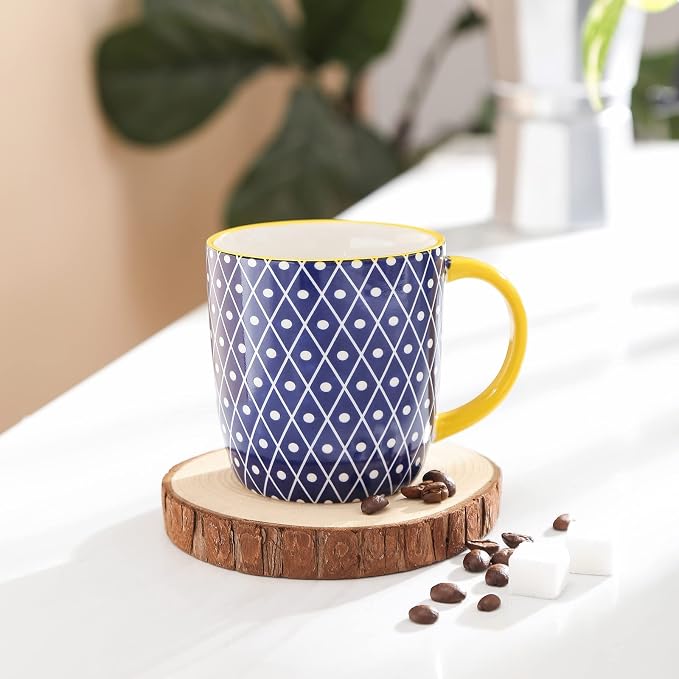 Selamica 10 oz Coffee Mugs Set of 6 - Image 5