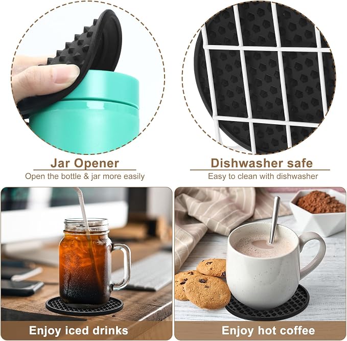 Eccliy 84 Pack Silicone Coasters - Image 6